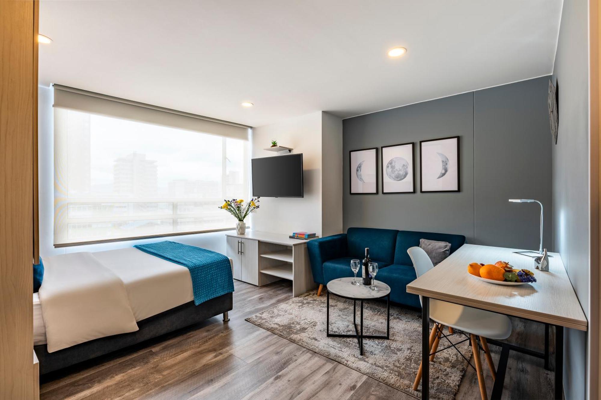 Torre Acqua Lofts - Downtown Bogota Apartment ภายนอก รูปภาพ